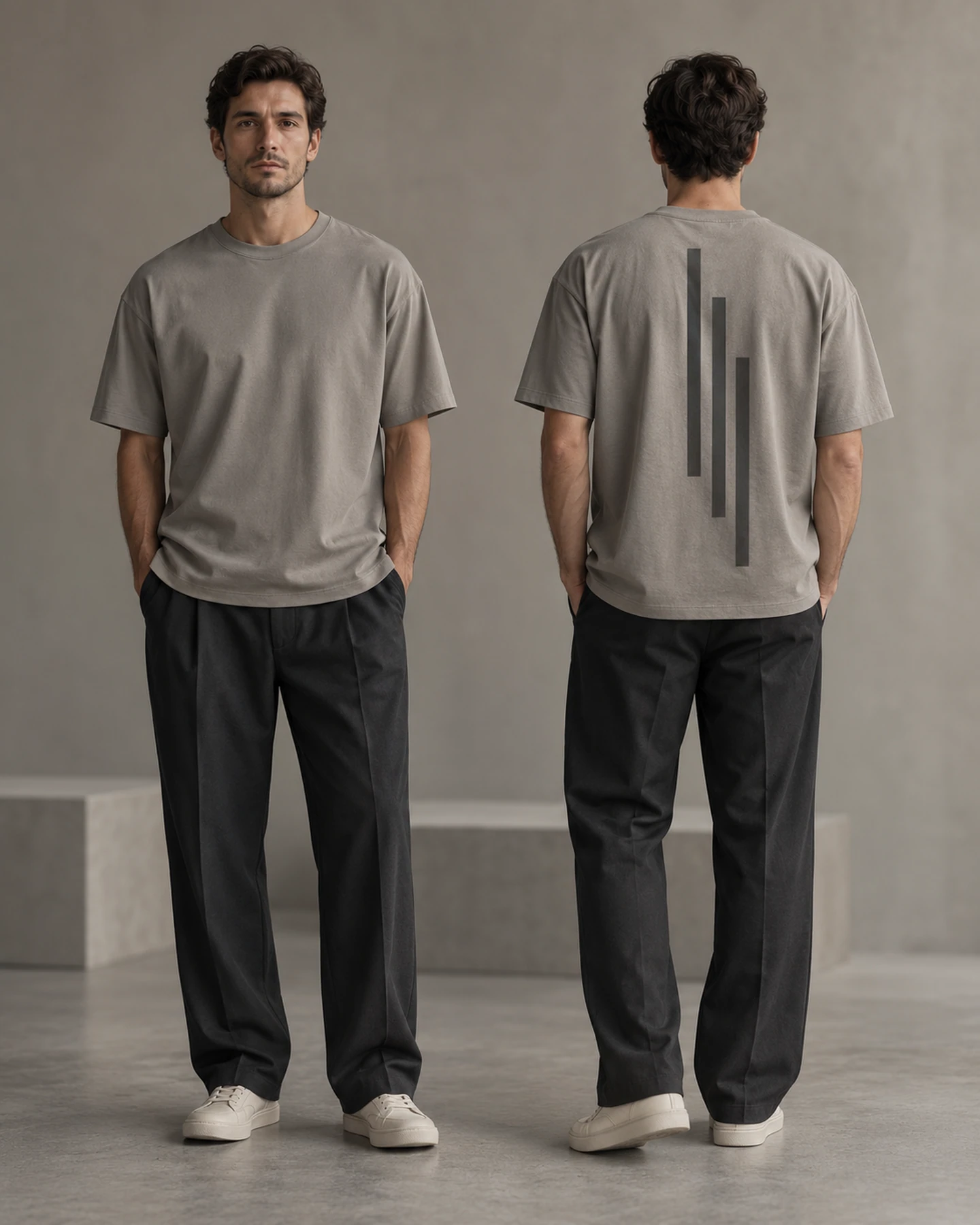 Vista editorial de la playera vitrales, fotografía generada para KAIROS CONCEPT